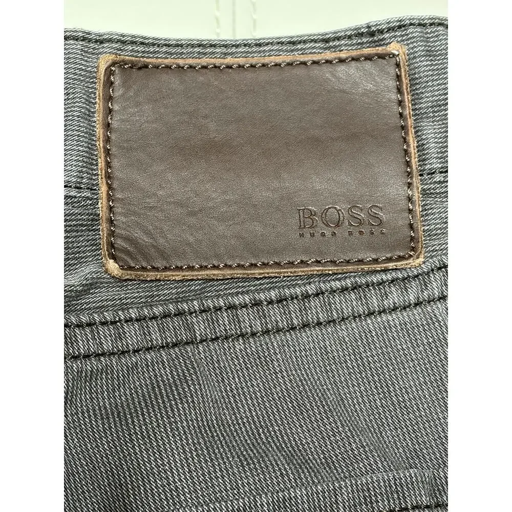 Hugo Boss Gray Finest Cotton Flannel Jean Pant 33/32